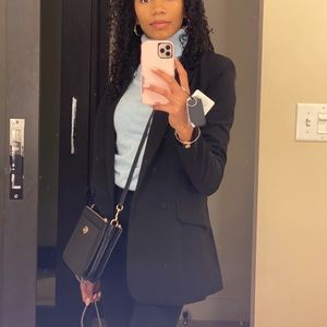 Oh Polly Black Blazer/ White Blazer